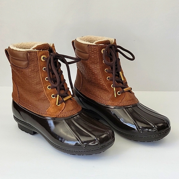 MICHAEL Michael Kors Easton Bootie Brown Size 7 - Picture 2 of 10